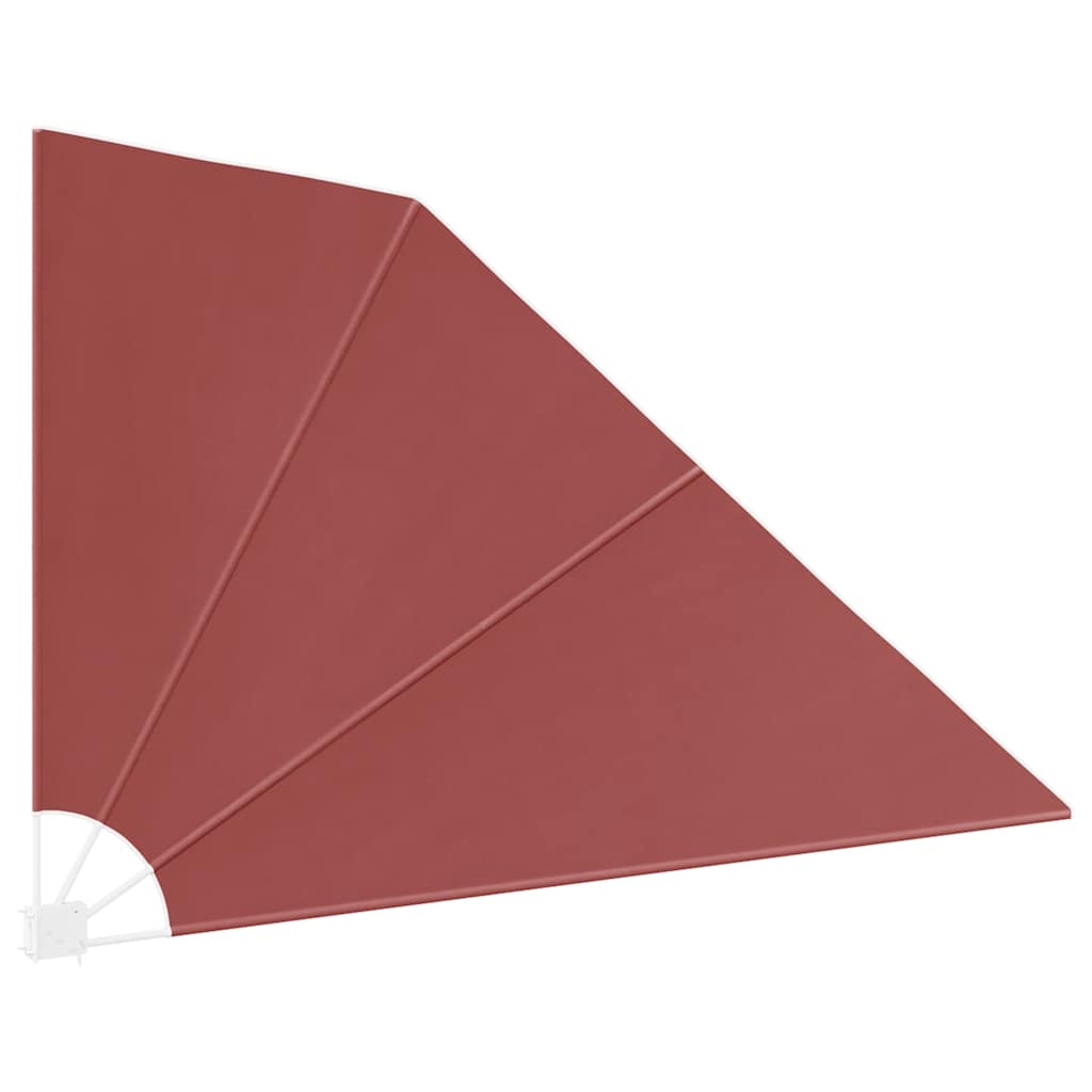 Sammenleggbar sidemarkise for balkong terrakotta 160x240 cm