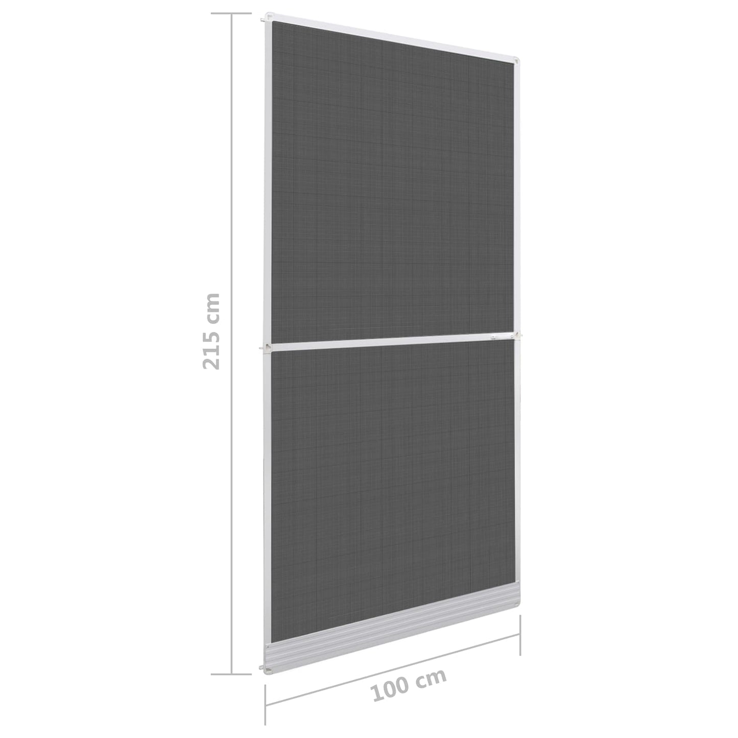 Svingbar Insekt Skjerm Hvit og svart 100 x 215 cm