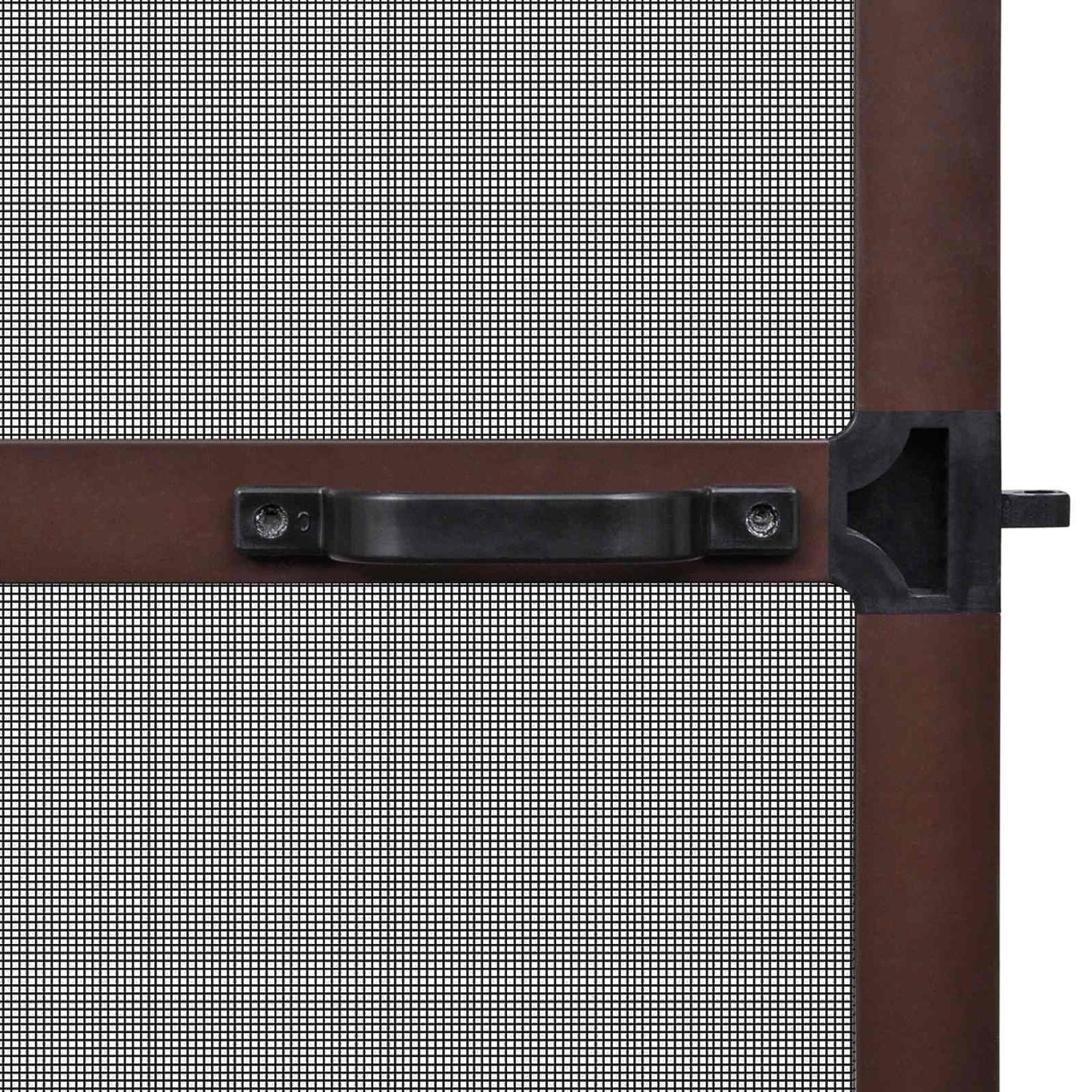 Svingbar Insekt Skjerm Brun og svart 100 x 215 cm