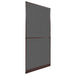 Svingbar Insekt Skjerm Brun og svart 100 x 215 cm