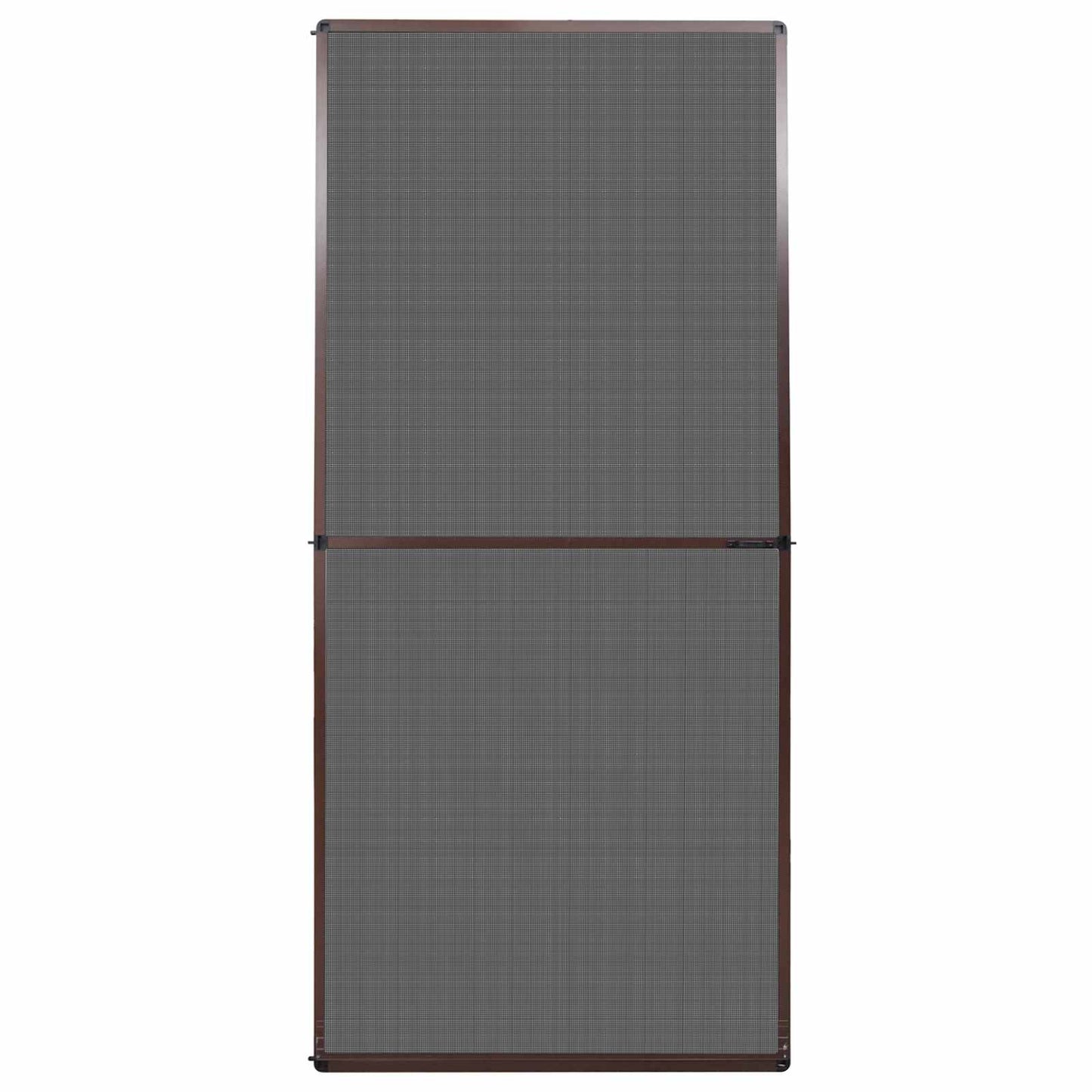 Svingbar Insekt Skjerm Brun og svart 100 x 215 cm