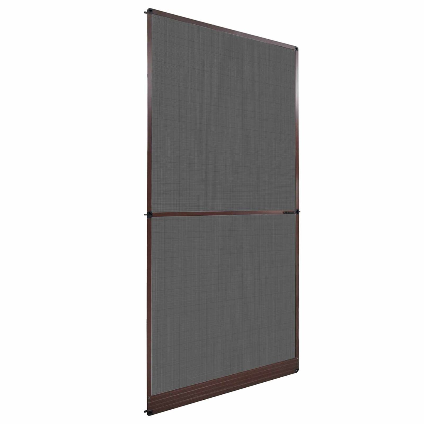 Svingbar Insekt Skjerm Brun og svart 120 x 240 cm