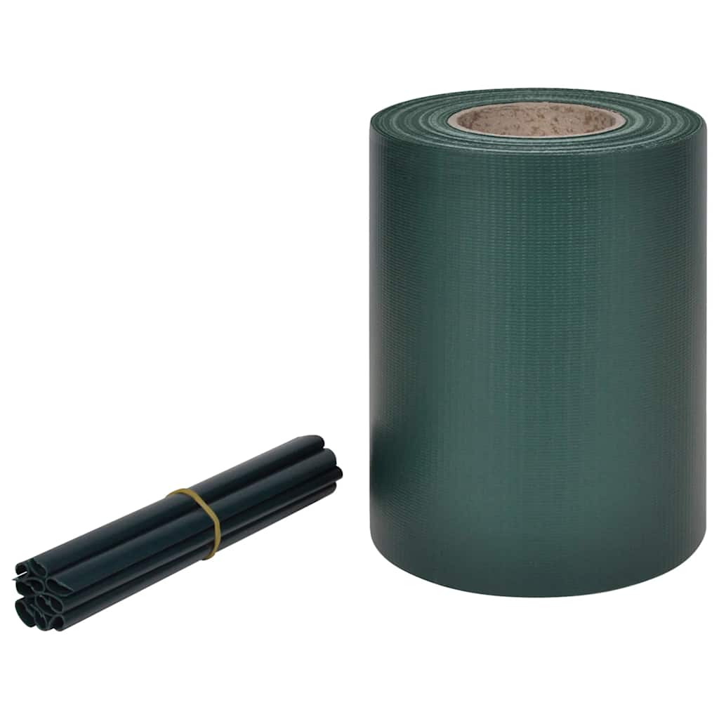 Hageskjerm PVC 70x0,19 m grønn