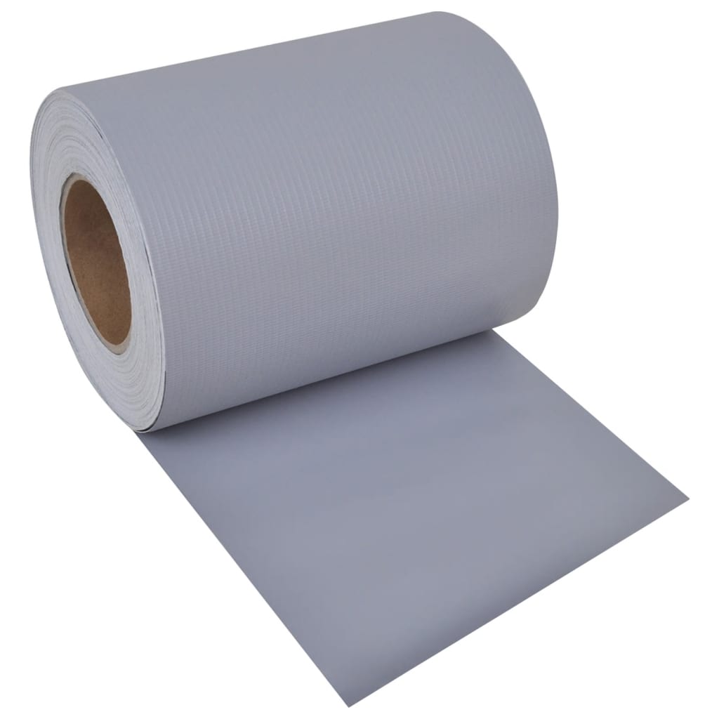 Hageskjerm PVC 70x0,19 m lysegrå