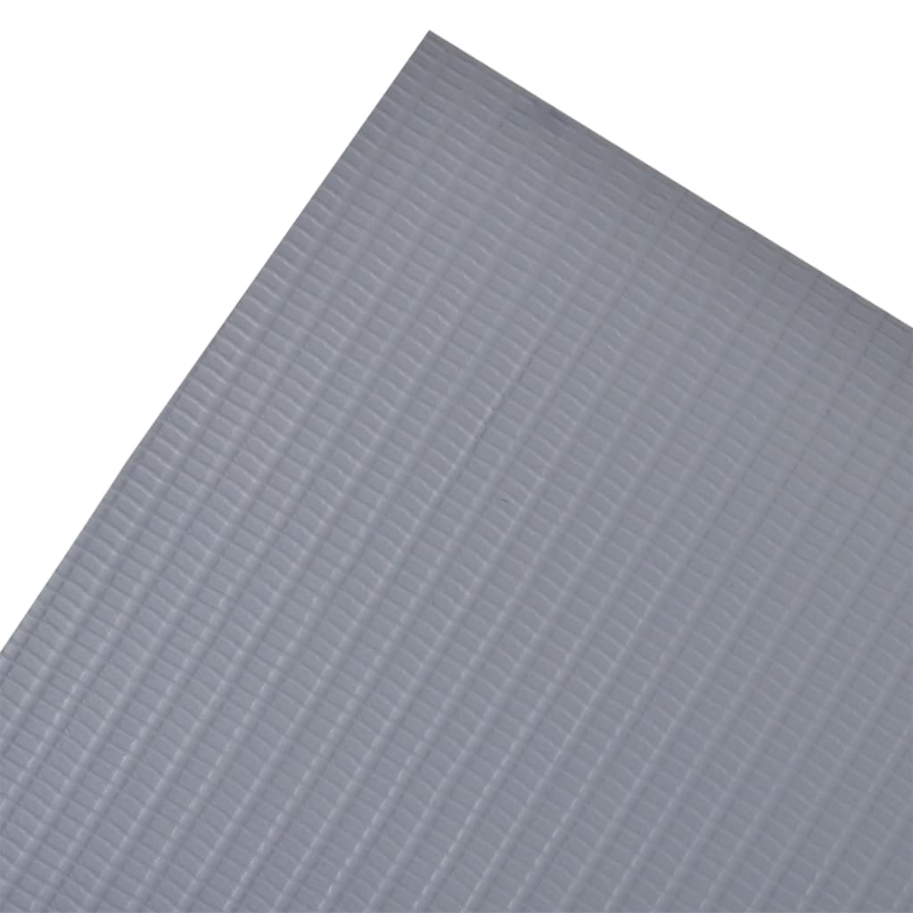 Hageskjerm PVC 70x0,19 m lysegrå