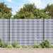 Hageskjerm PVC 70x0,19 m lysegrå