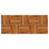 10stk Akasie Terrassefliser 30 x 30 cm Vertikal Mønster