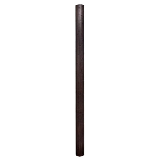 Romdeler bambus mørk brun bredde 250 cm høyde 165 cm