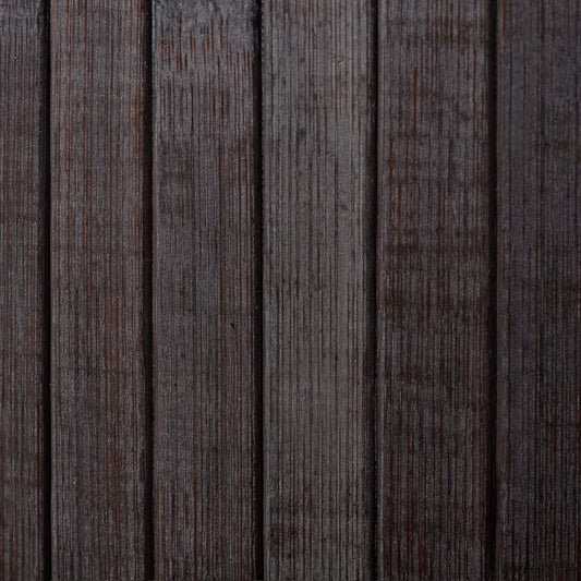 Romdeler bambus mørk brun bredde 250 cm høyde 165 cm