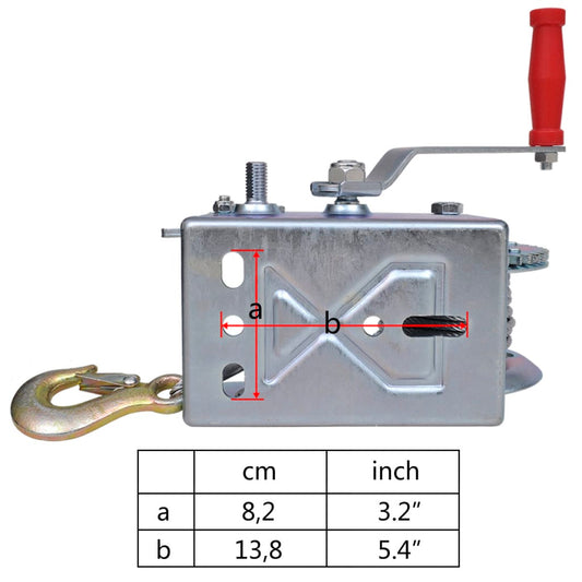 Håndvinsj 1130 kg vidaXL