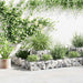 Gabion galvanisert stål 120x120x20 cm vidaXL