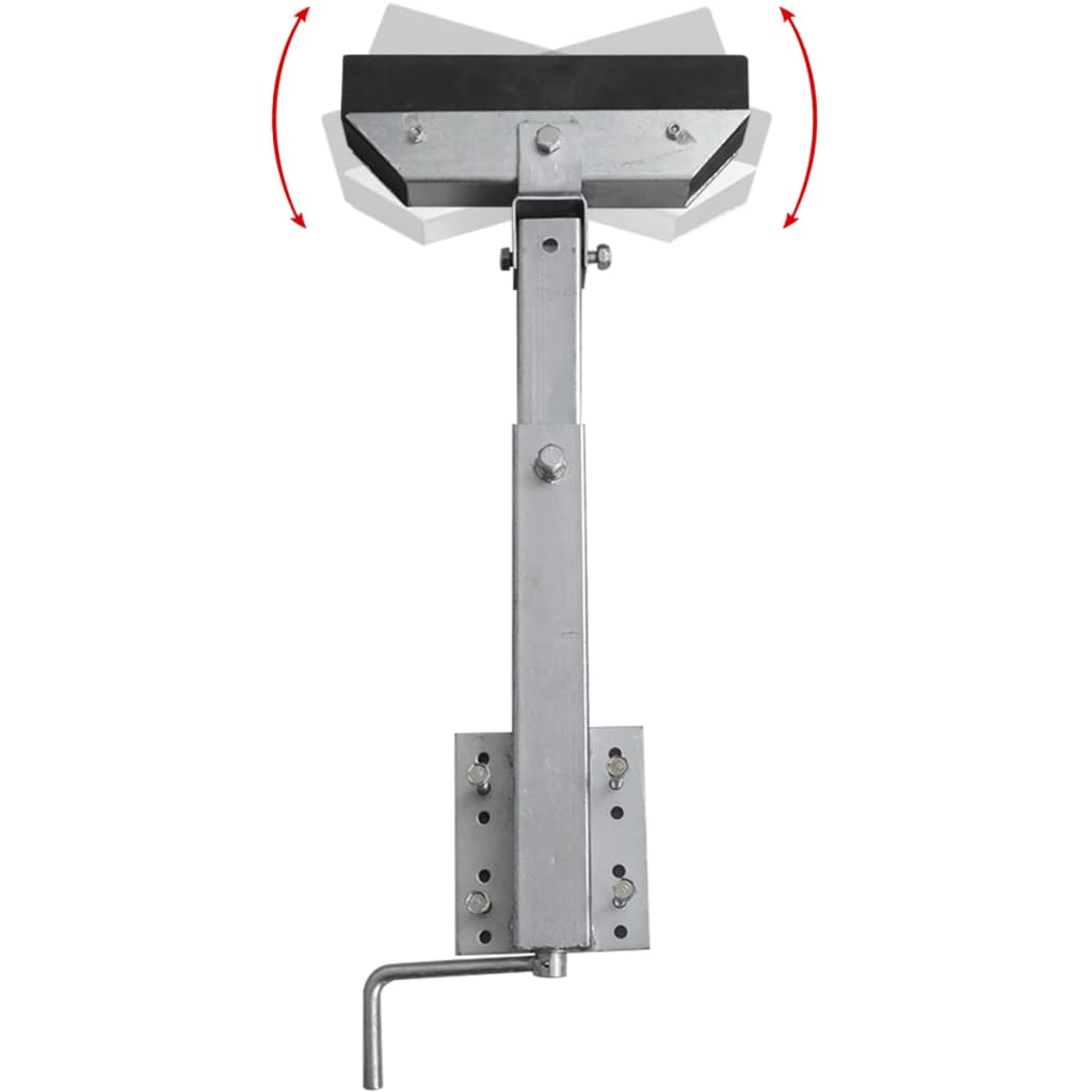 Båthenger solid stang frontstøttesett på 2 stk 63 - 88 cm