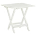 Bistrobord hvit 46x46x47 cm heltre akasie vidaXL