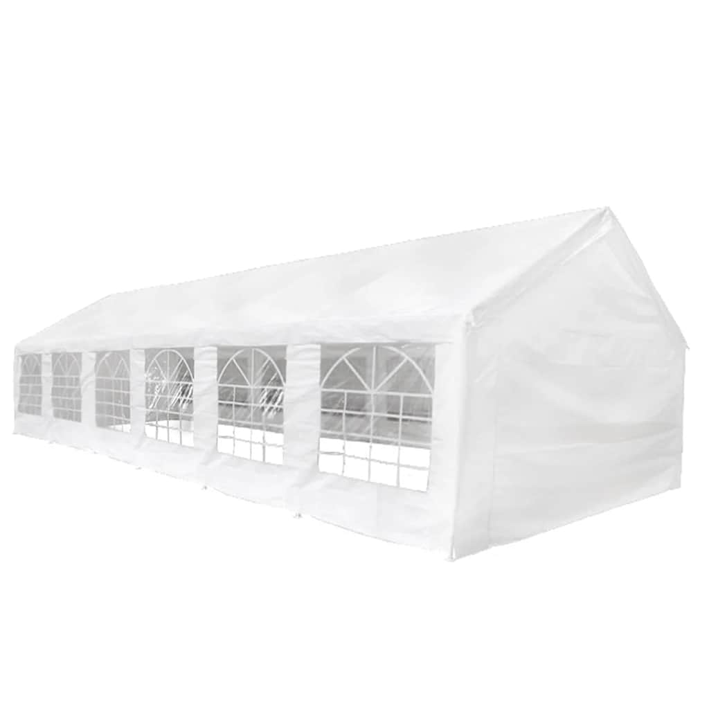 Teltstoff uten ramme Hvit 12 x 6 m PE vidaXL