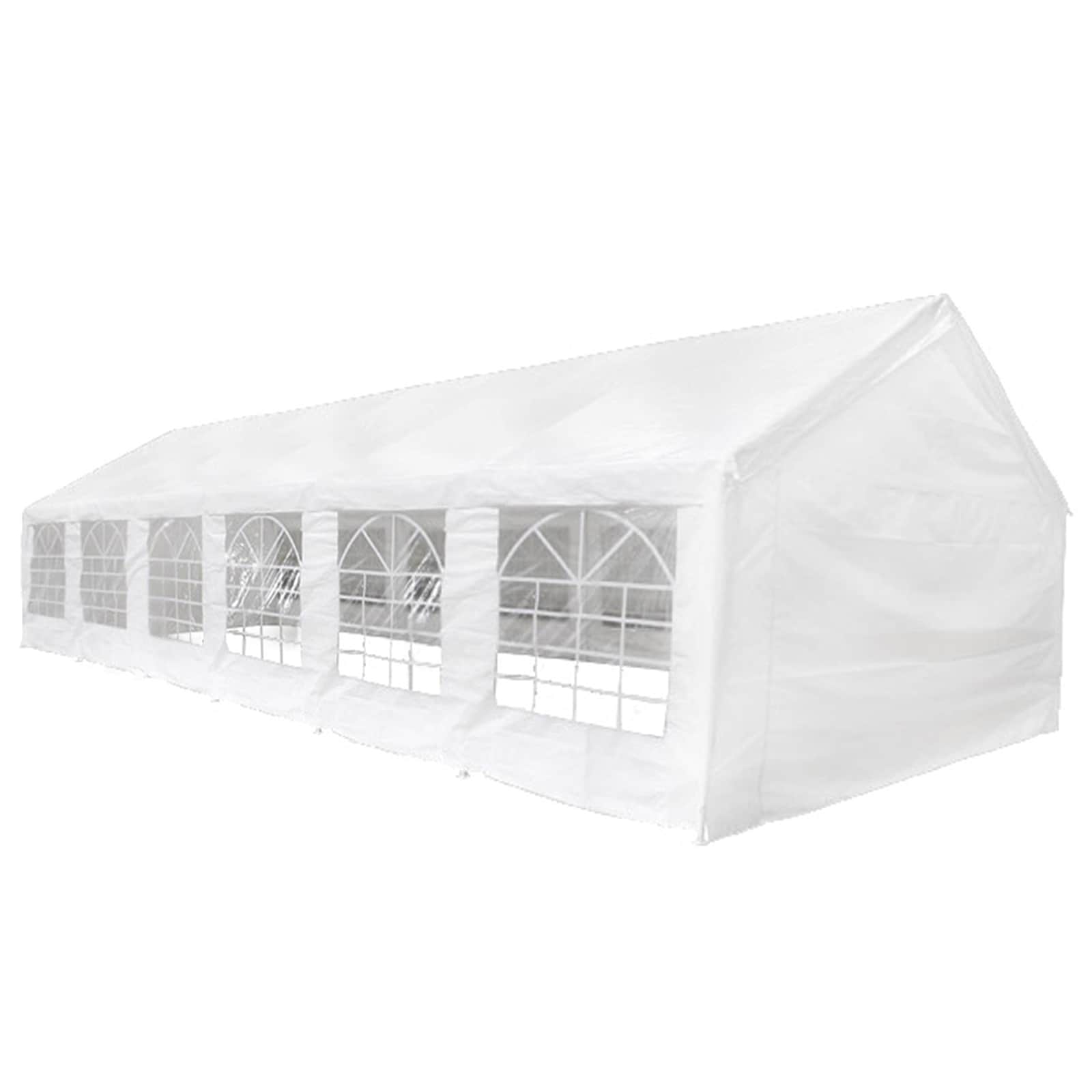Teltstoff uten ramme Hvit 12 x 6 m PE vidaXL