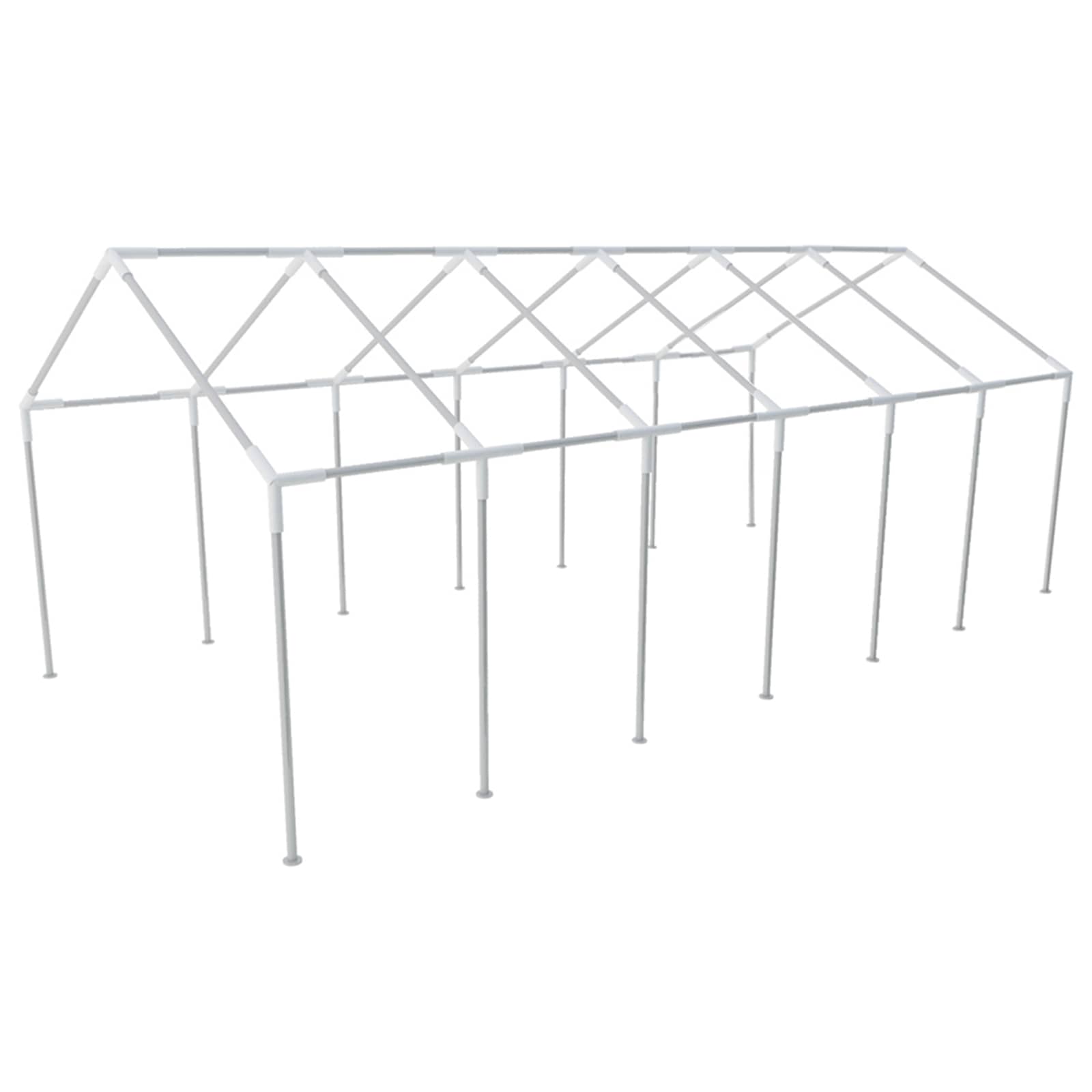 Teltstoff uten ramme Hvit 12 x 6 m PE vidaXL