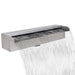 Rektangulær foss i rustfritt stål 45 cm