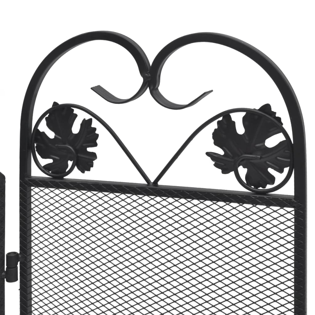 Gnistfanger 3-panels jern svart
