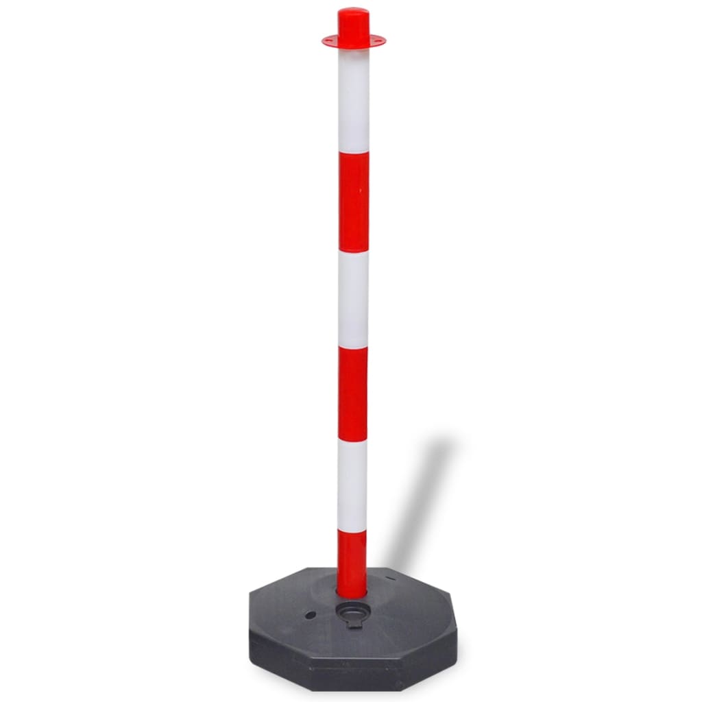 Stolpe sett med 10 m plastikk kjede