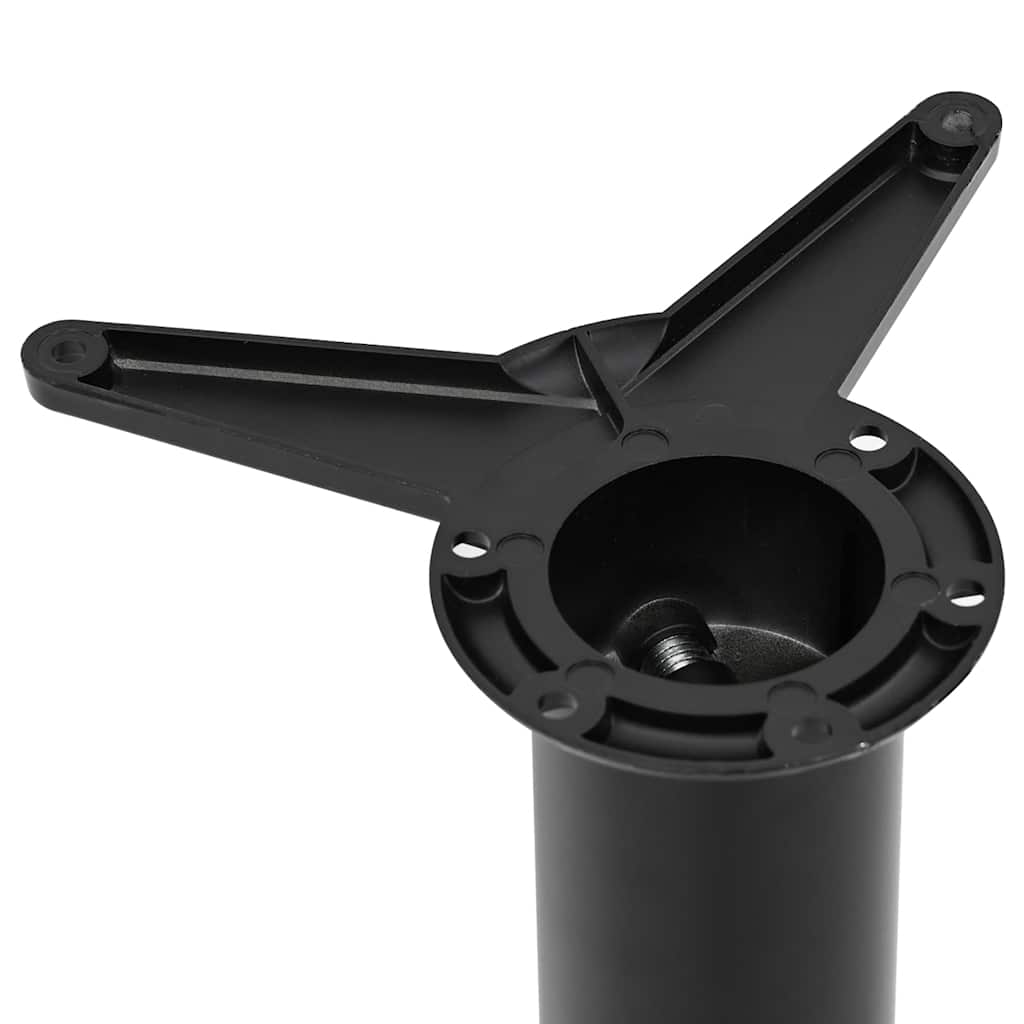 4 justerbare Bordben Sort 710 mm