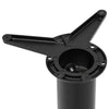 4 justerbare Bordben Sort 710 mm