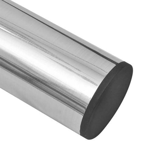 2 teleskopiske Bordben rustfritt stål 710 mm-1100 mm