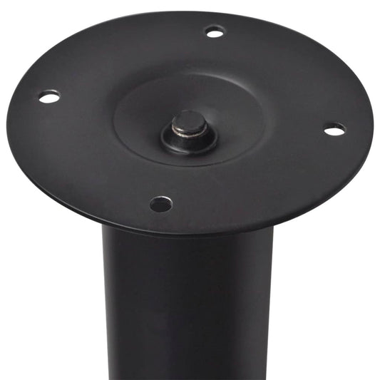 Teleskopisk bordben 2 stk 710 mm-1100 mm