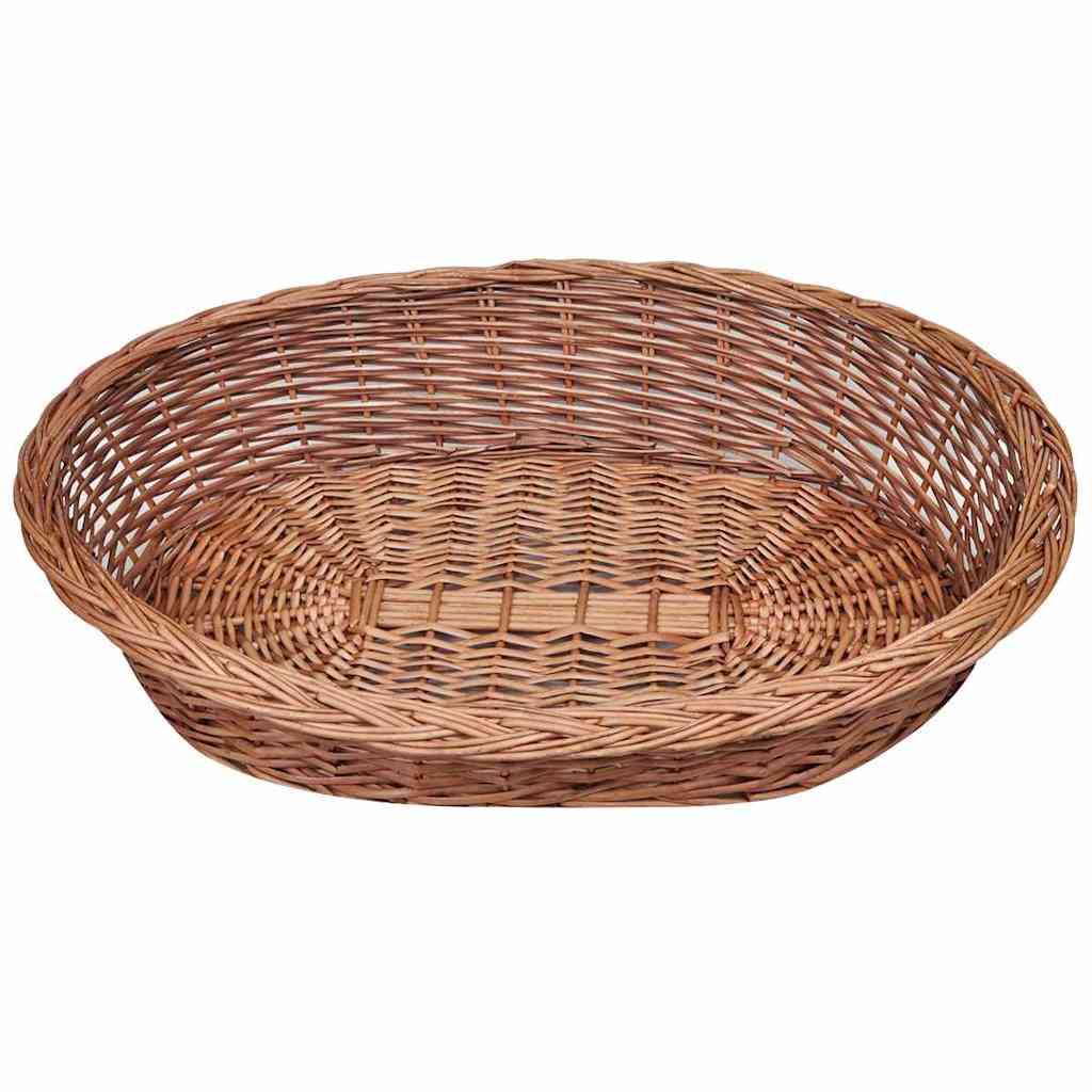 Hundekurv/kjæledyrsseng selje naturlig 90 cm