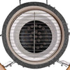Kamado Kullgrill med røyker keramisk 81 cm
