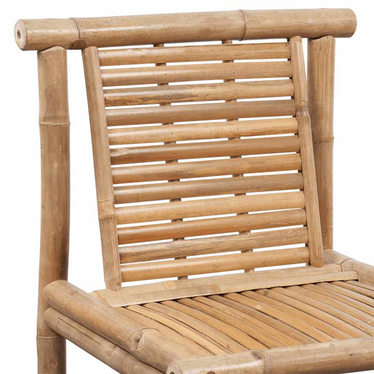Barstoler 2 stk bambus