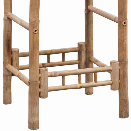 Barstoler 2 stk bambus