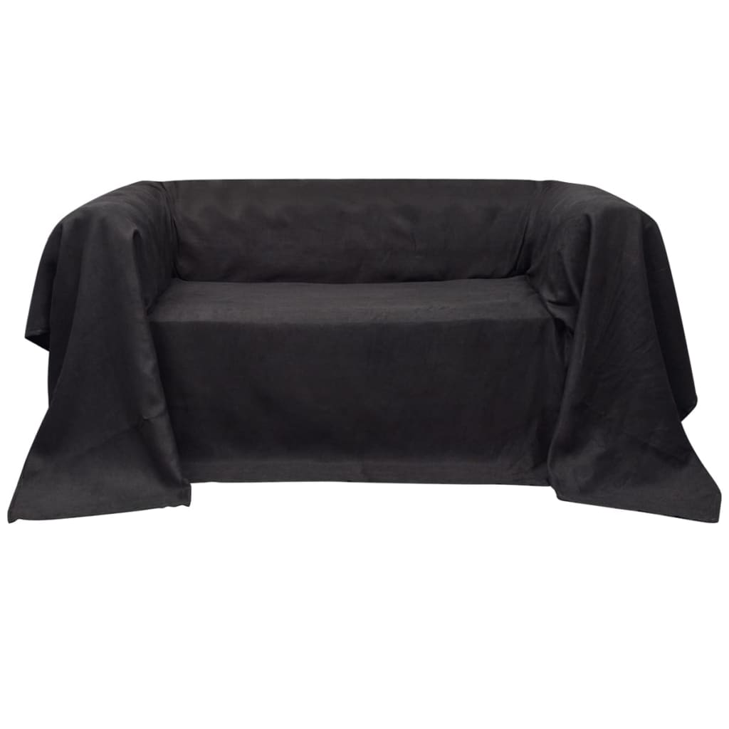 Mikro-semsket sofa overtrekk antrasitt 270 x 350 cm