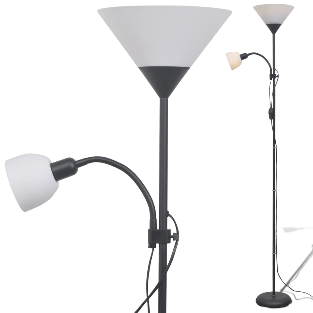 Gulvlampe svart vidaXL