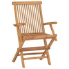 Klappstoler 2 stk heltre teak