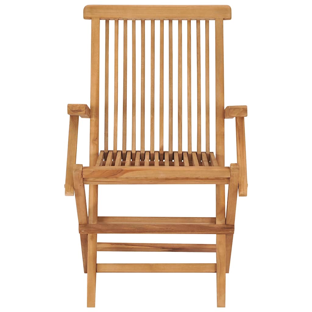 Klappstoler 2 stk heltre teak