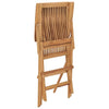 Klappstoler 2 stk heltre teak