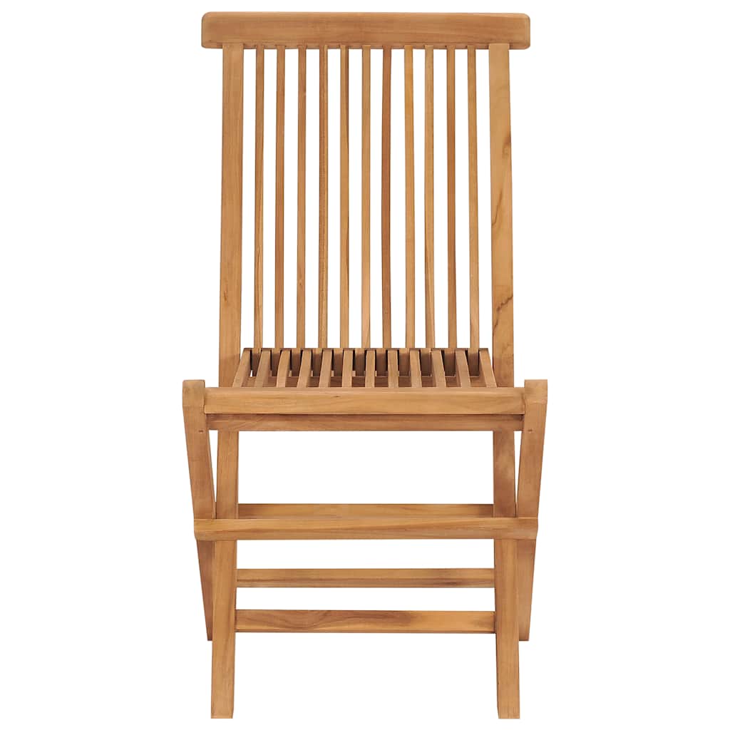 Klappstoler 2 stk heltre teak