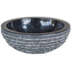 Servant marmor 40 cm svart
