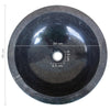 Servant marmor 40 cm svart