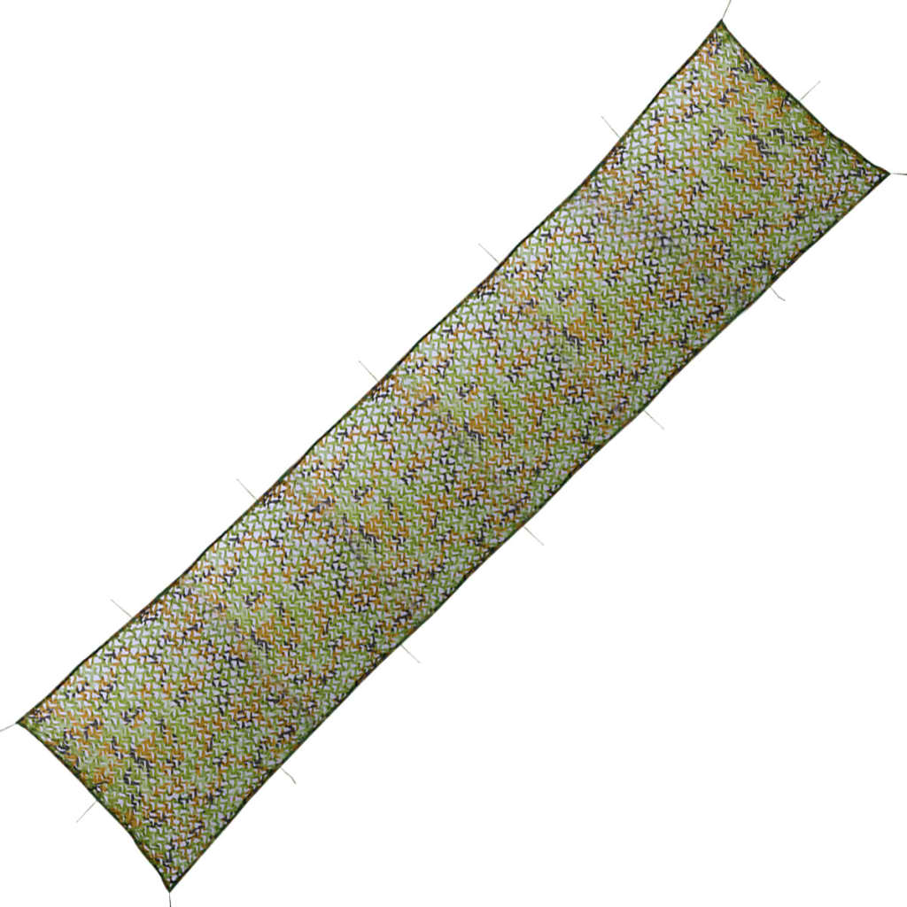 Kamuflasjenett med Oppbevaringsbag 1,5x7 m vidaXL