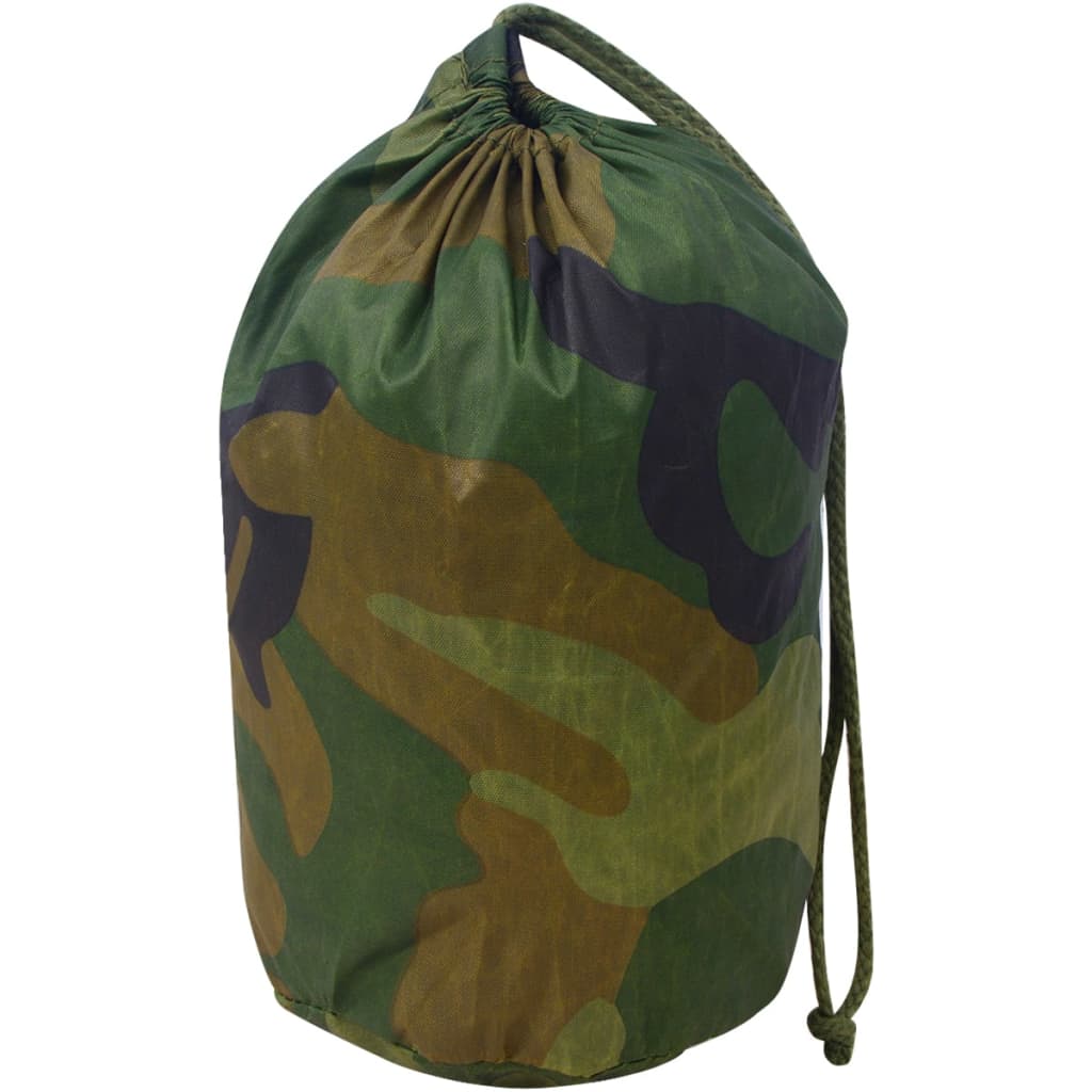 Kamuflasjenett med Oppbevaringsbag 1,5x7 m vidaXL