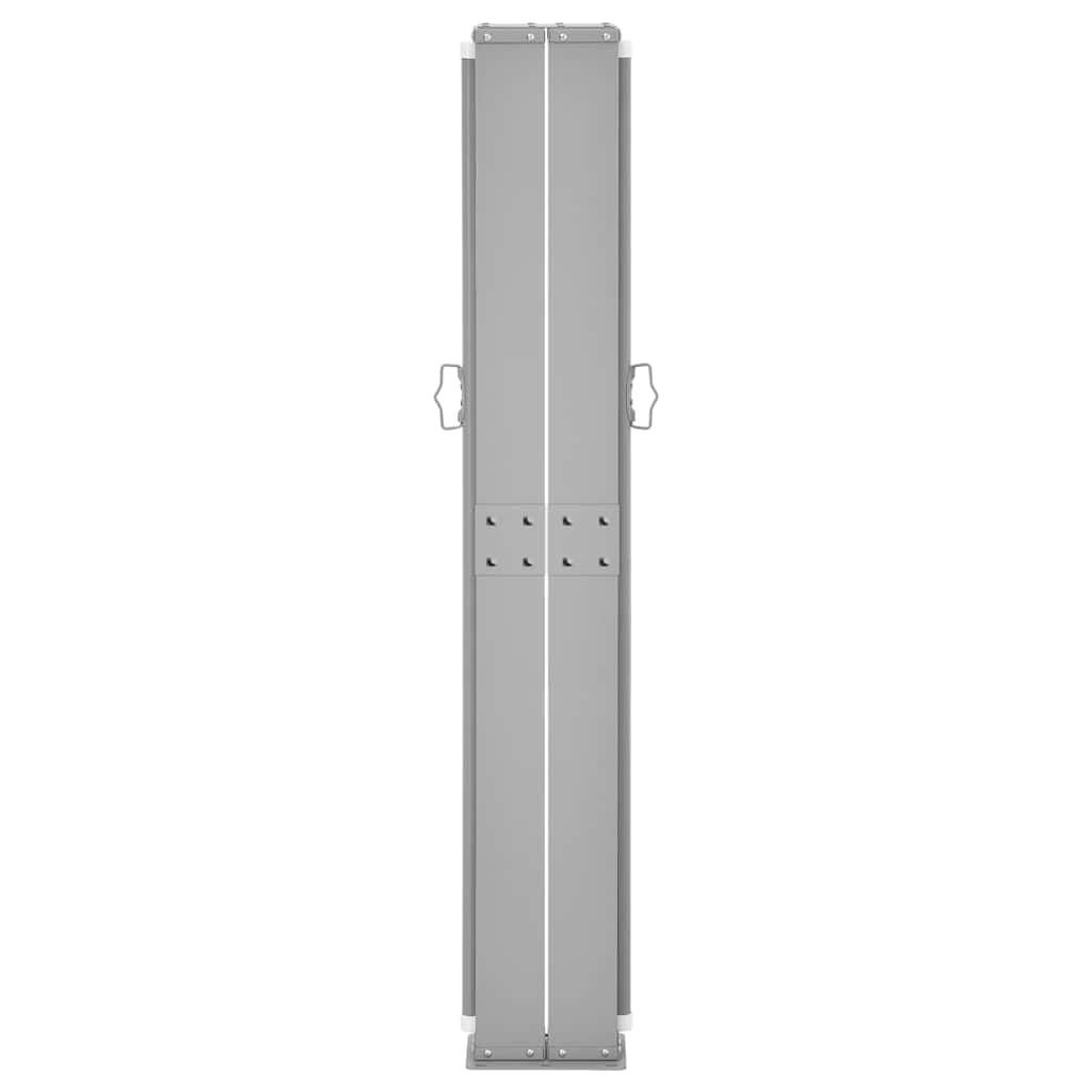 Uttrekkbar sidemarkise svart 160x600 cm vidaXL