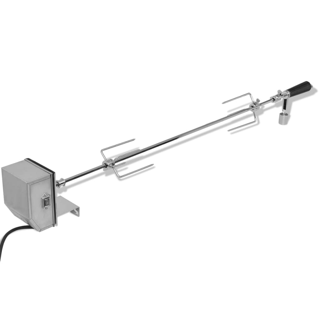 BBQ Rotisserie-spyd med Profesjonell Motor Stål 1200 mm vidaXL