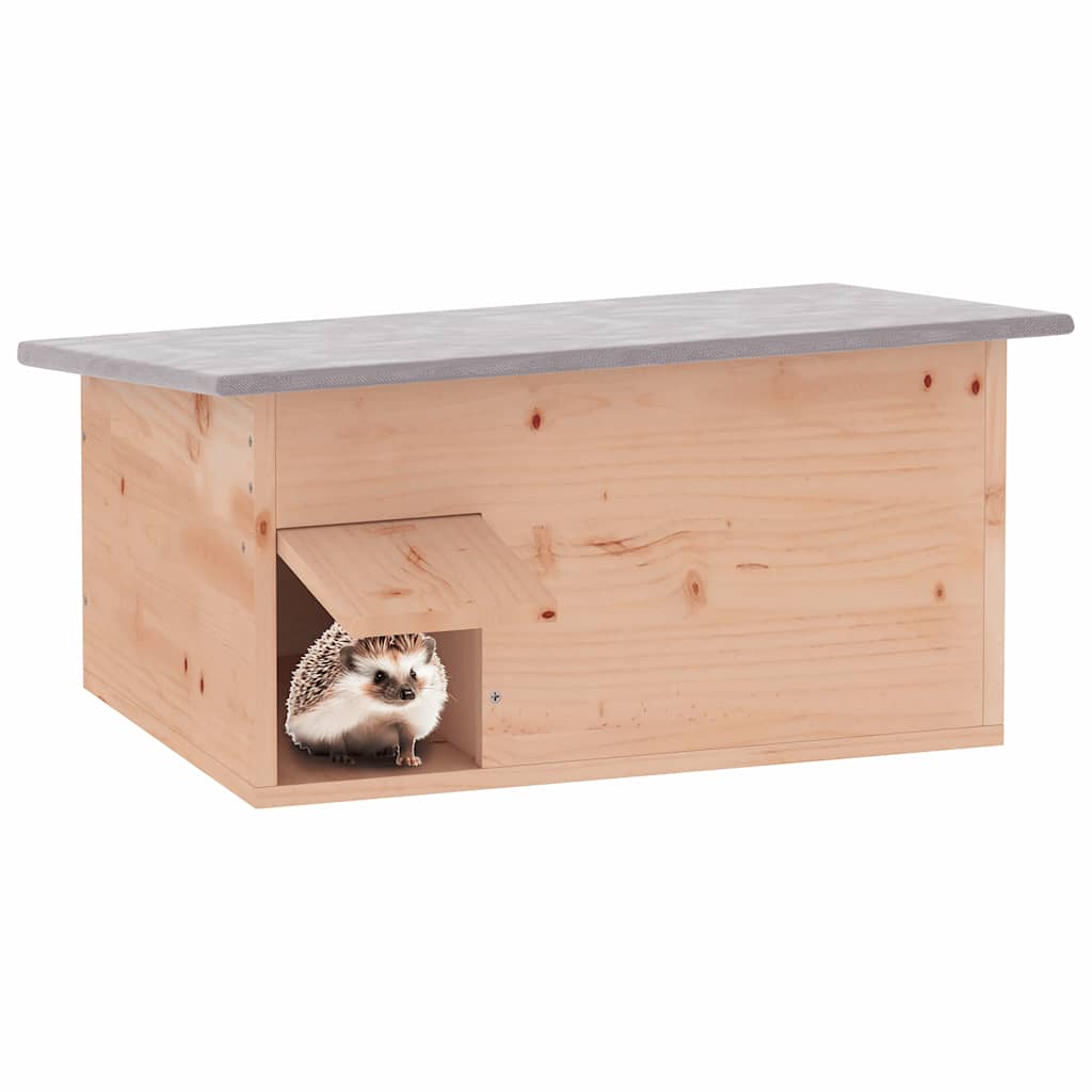 Pinnsvinhus 45x33x22 cm Tre vidaXL