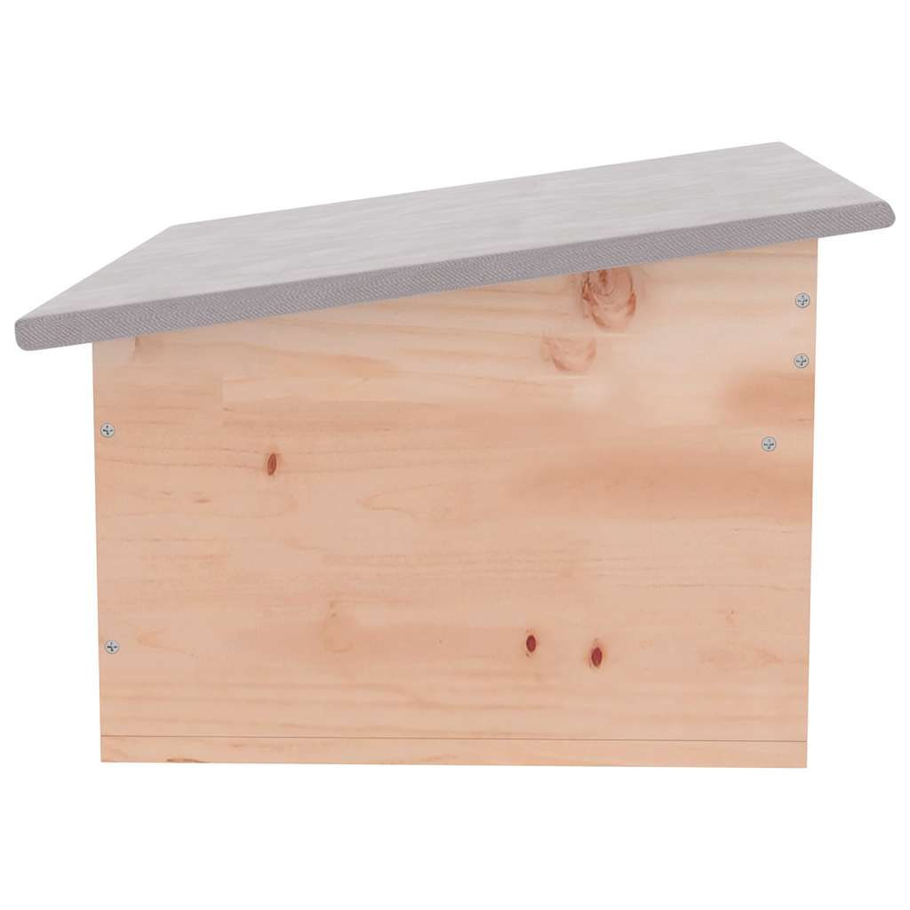 Pinnsvinhus 45x33x22 cm Tre vidaXL