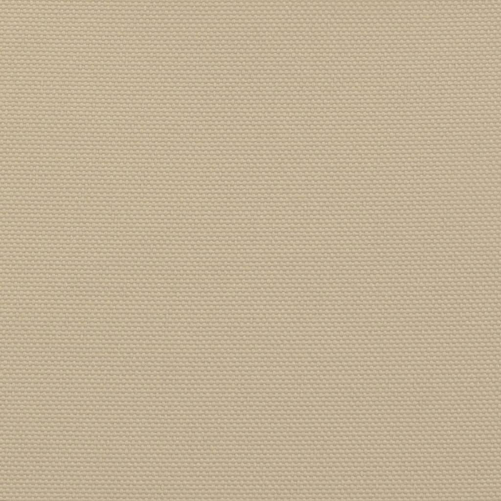 Solseil oxfordstoff rektangulær 4x6 m beige