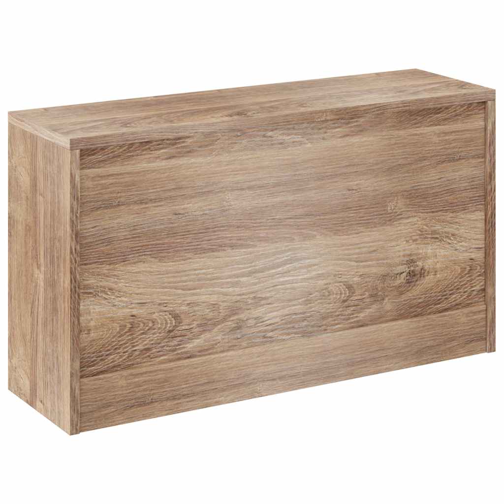 Skooppbevaringsbenk eik 80x24x45 cm