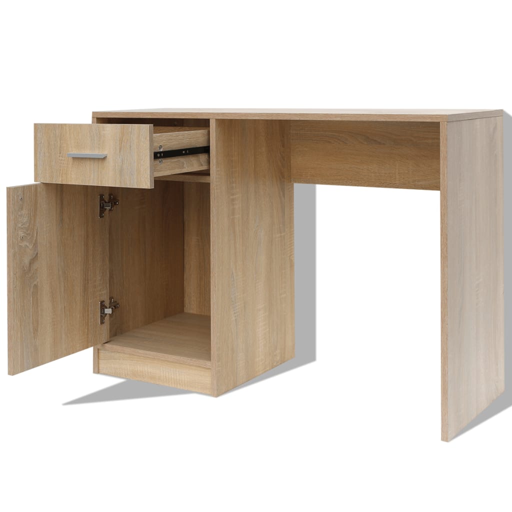 Skooppbevaringsbenk Eik 80x24x45 cm