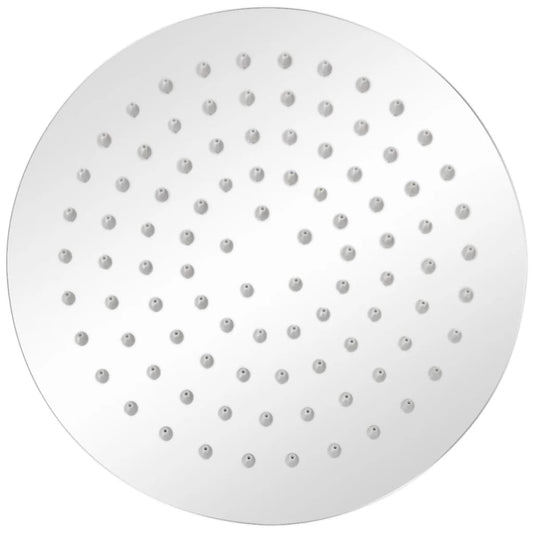 Regndusjhode rustfritt stål 20 cm rund