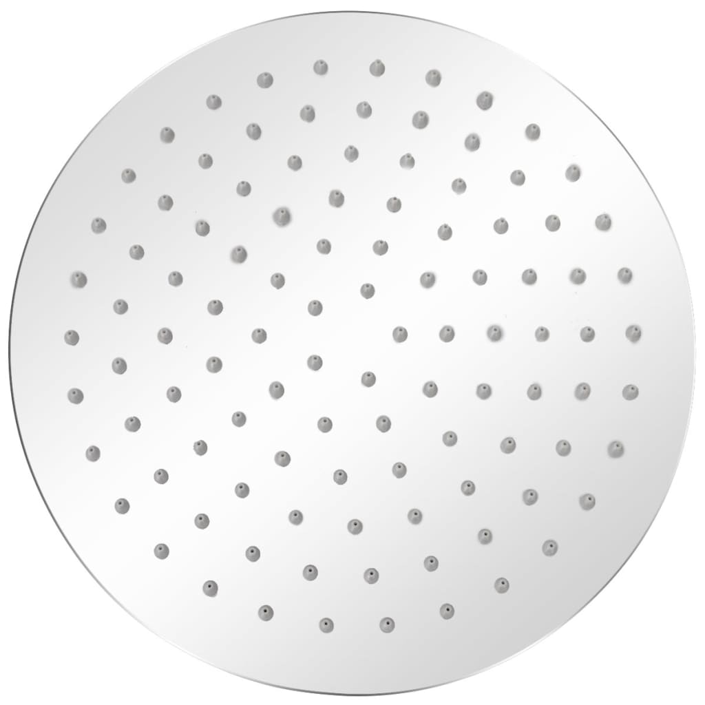 Regndusjhode rustfritt stål 25 cm rund